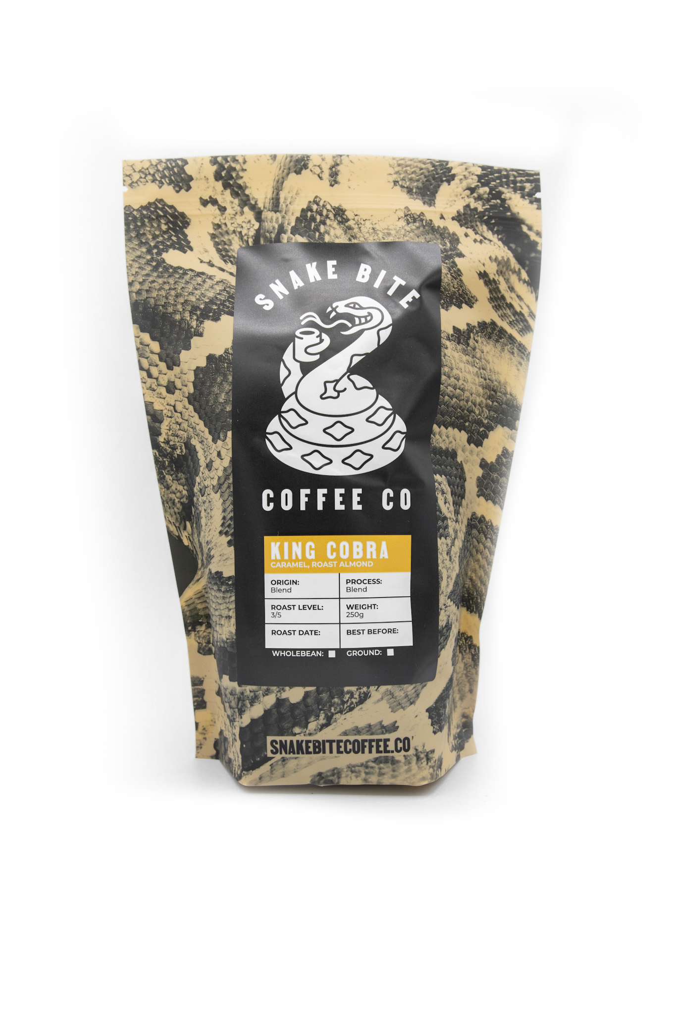 Signature Espresso Blend Coffee King Cobra Snake Bite Coffee
